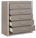 Surancha Five Drawer Wide Chest Huntsville Furniture Outlet