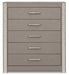 Surancha Five Drawer Wide Chest Huntsville Furniture Outlet