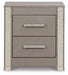 Surancha Two Drawer Night Stand Huntsville Furniture Outlet