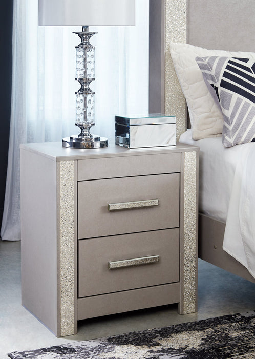 Surancha Two Drawer Night Stand Huntsville Furniture Outlet