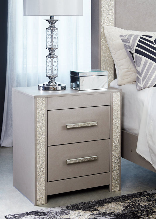 Surancha Two Drawer Night Stand Huntsville Furniture Outlet