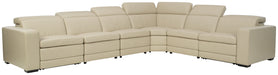 Texline 7-Piece Power Reclining Sectional Huntsville Furniture Outlet