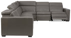 Texline 7-Piece Power Reclining Sectional Huntsville Furniture Outlet