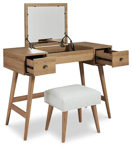 Thadamere Vanity/UPH Stool (2/CN) Huntsville Furniture Outlet