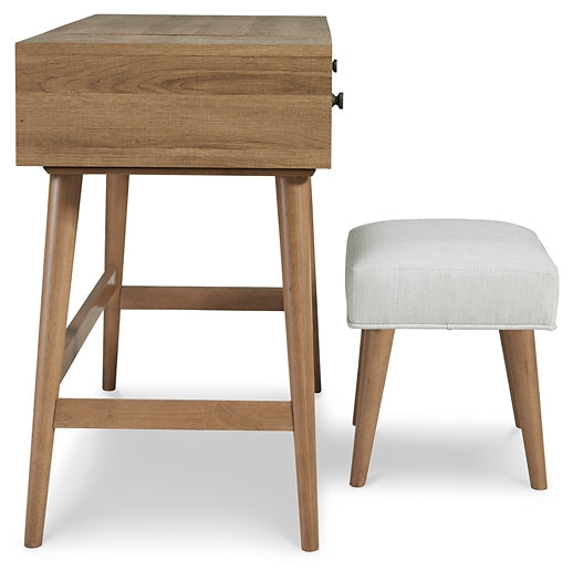 Thadamere Vanity/UPH Stool (2/CN) Huntsville Furniture Outlet