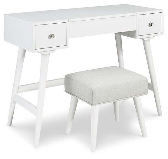 Thadamere Vanity/UPH Stool (2/CN) Huntsville Furniture Outlet