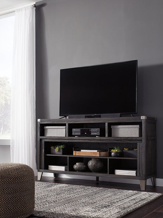 Todoe LG TV Stand w/Fireplace Option Huntsville Furniture Outlet