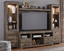 Trinell 4-Piece Entertainment Center Huntsville Furniture Outlet