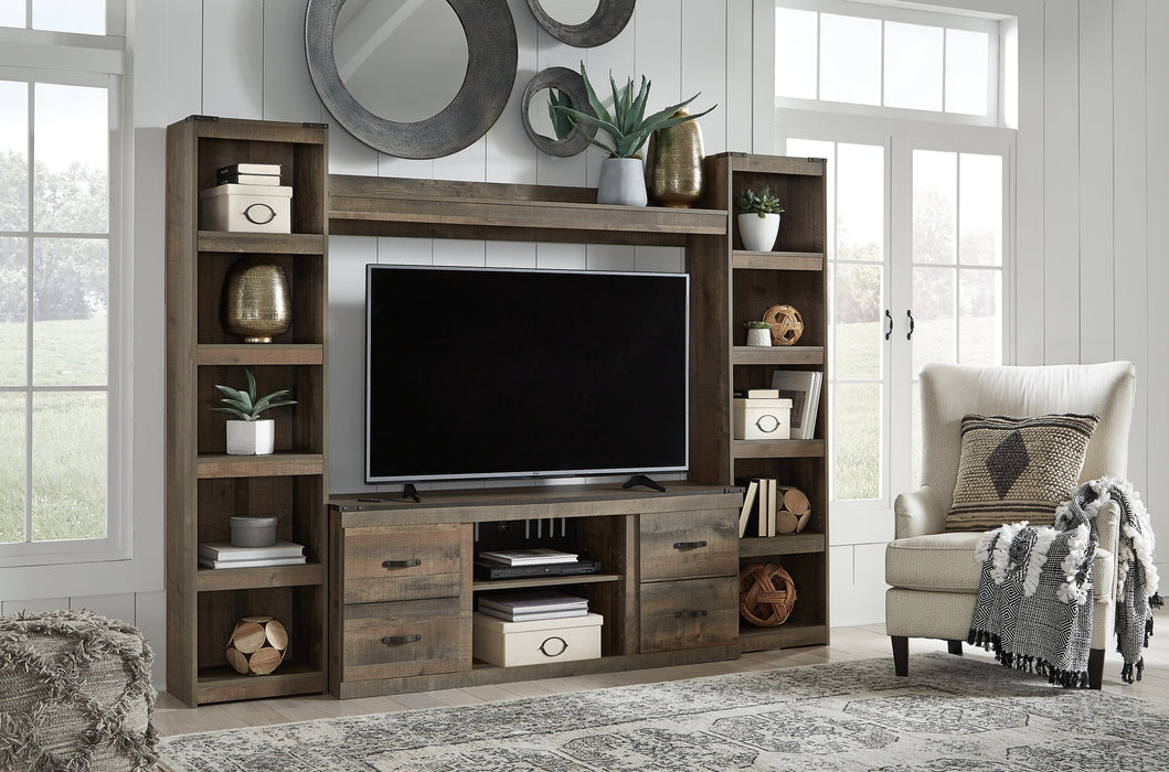 Trinell 4-Piece Entertainment Center Huntsville Furniture Outlet