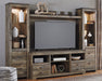 Trinell 4-Piece Entertainment Center Huntsville Furniture Outlet