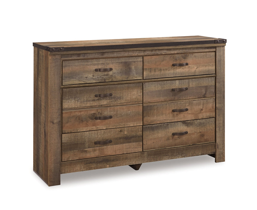 Trinell King Panel Bed with Dresser and Chest Huntsville Furniture Outlet