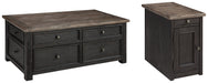 Tyler Creek Coffee Table with 1 End Table Huntsville Furniture Outlet