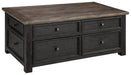 Tyler Creek Coffee Table with 1 End Table Huntsville Furniture Outlet