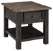 Tyler Creek Coffee Table with 1 End Table Huntsville Furniture Outlet