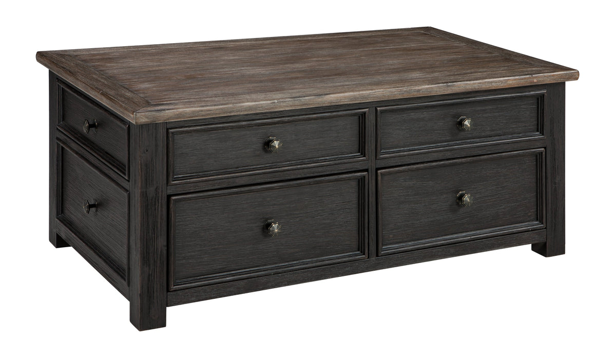 Tyler Creek Coffee Table with 2 End Tables Huntsville Furniture Outlet