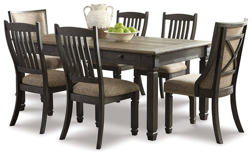 Tyler Creek Dining Table and 6 Chairs Huntsville Furniture Outlet