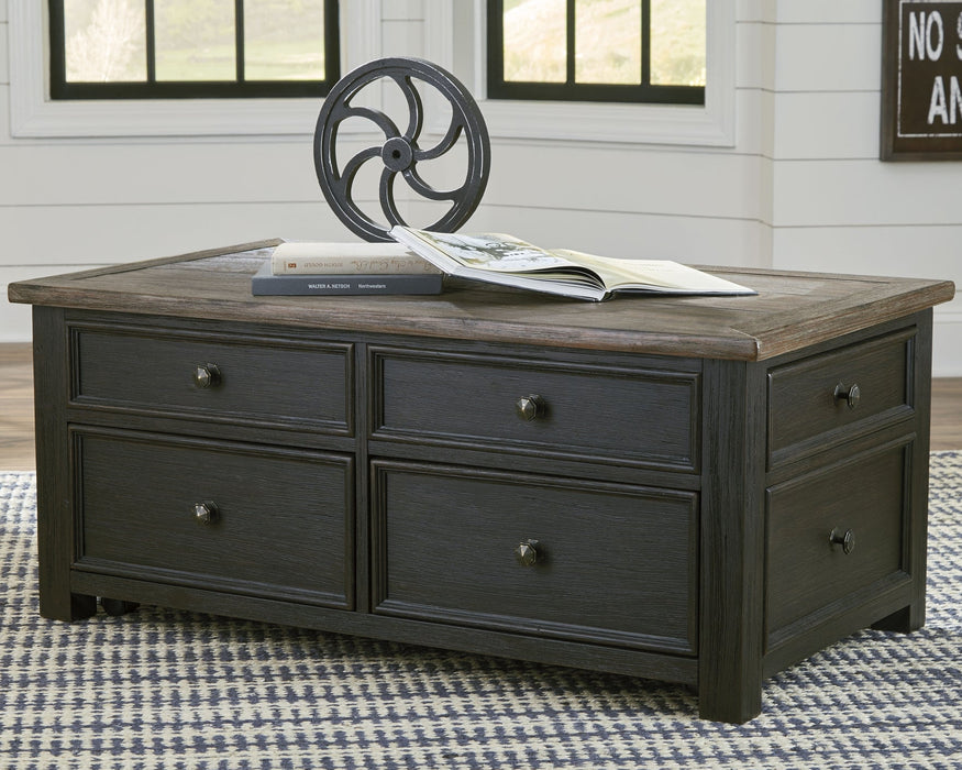 Tyler Creek Lift Top Cocktail Table Huntsville Furniture Outlet