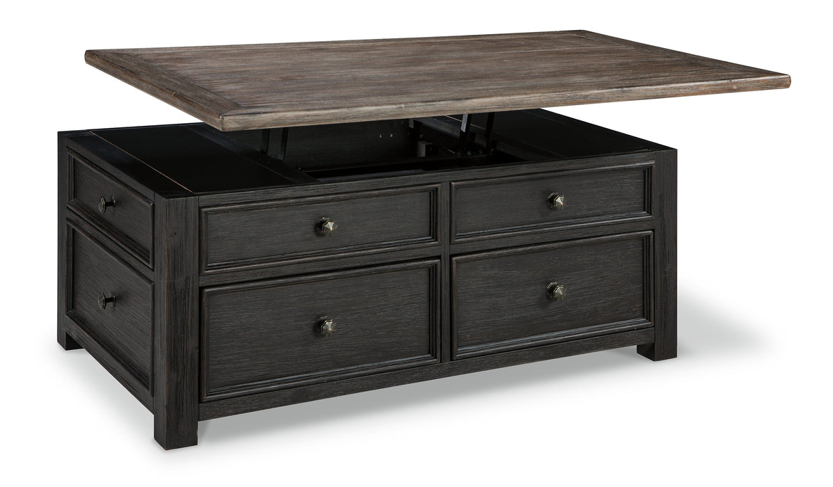 Tyler Creek Lift Top Cocktail Table Huntsville Furniture Outlet