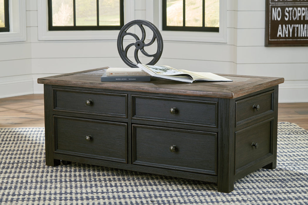 Tyler Creek Lift Top Cocktail Table Huntsville Furniture Outlet