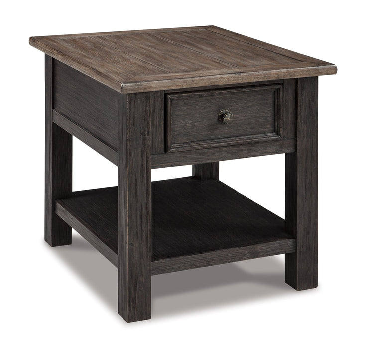 Tyler Creek Rectangular End Table Huntsville Furniture Outlet