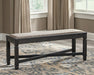 Tyler Creek Upholstered Bench Huntsville Furniture Outlet