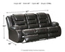 Vacherie Reclining Sofa Huntsville Furniture Outlet