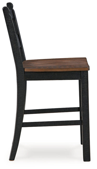 Valebeck Barstool (2/CN) Huntsville Furniture Outlet