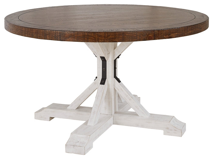 Valebeck Dining Table and 4 Chairs Huntsville Furniture Outlet