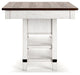 Valebeck RECT Dining Room Counter Table Huntsville Furniture Outlet