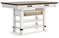 Valebeck RECT Dining Room Counter Table Huntsville Furniture Outlet