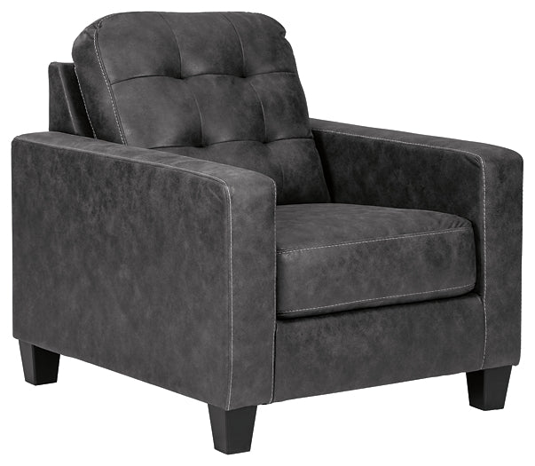 Venaldi Chair and Ottoman Huntsville Furniture Outlet