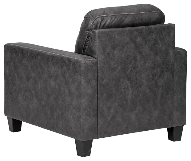 Venaldi Chair and Ottoman Huntsville Furniture Outlet