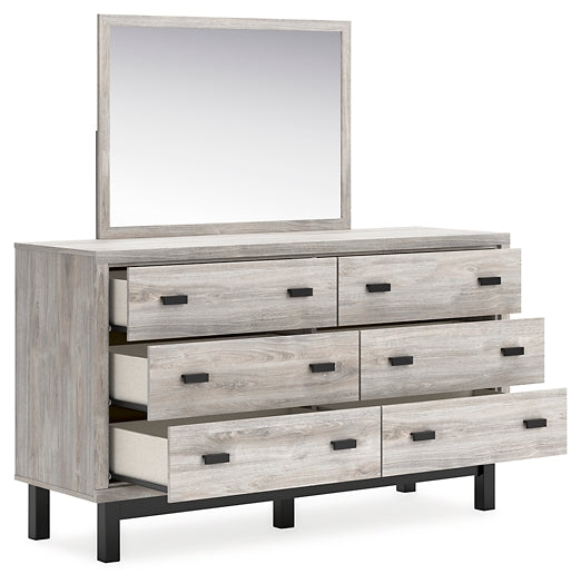 Vessalli Dresser and Mirror Huntsville Furniture Outlet