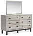 Vessalli Dresser and Mirror Huntsville Furniture Outlet