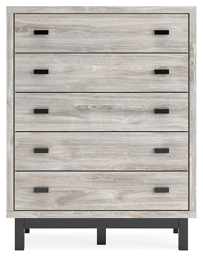 Vessalli Five Drawer Wide Chest Huntsville Furniture Outlet