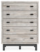 Vessalli Five Drawer Wide Chest Huntsville Furniture Outlet