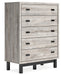 Vessalli Five Drawer Wide Chest Huntsville Furniture Outlet