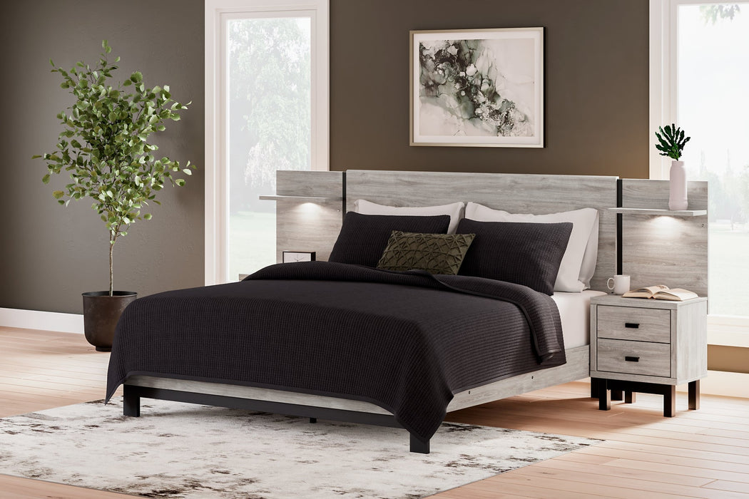 Vessalli Queen Panel Bed with Extensions Huntsville Furniture Outlet