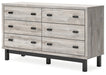 Vessalli Six Drawer Dresser Huntsville Furniture Outlet