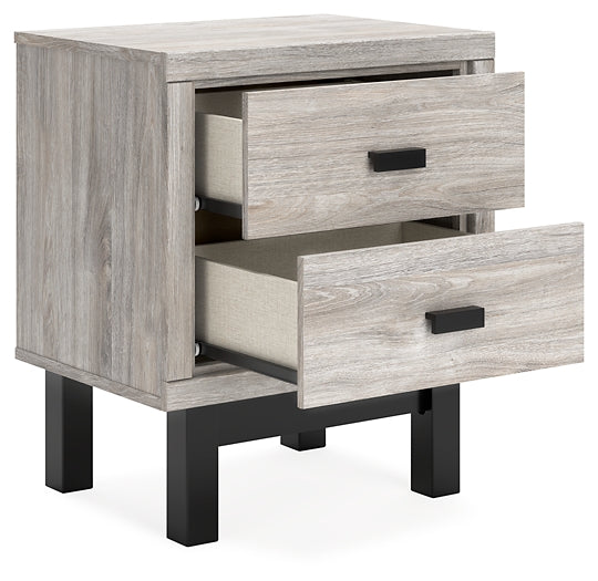 Vessalli Two Drawer Night Stand Huntsville Furniture Outlet