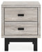 Vessalli Two Drawer Night Stand Huntsville Furniture Outlet