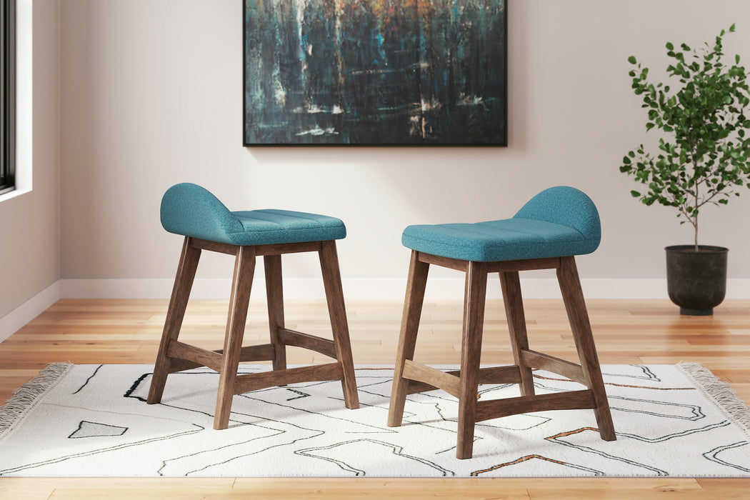 Lyncott Upholstered Barstool (2/CN)