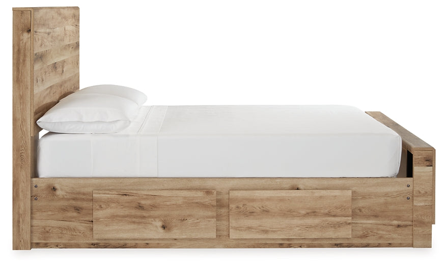 Hyanna Twin Panel Bed with 1 Side Storage