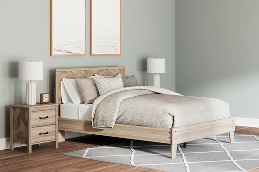 Battelle Queen Panel Platform Bed