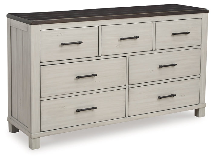 Darborn California King Panel Bed with Dresser