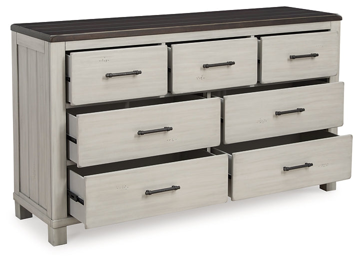 Darborn California King Panel Bed with Dresser