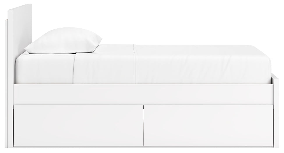 Onita Queen Panel Platform Bed with 1 Side Storage