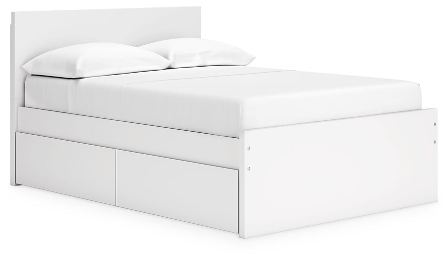 Onita Queen Panel Platform Bed with 2 Side Storage