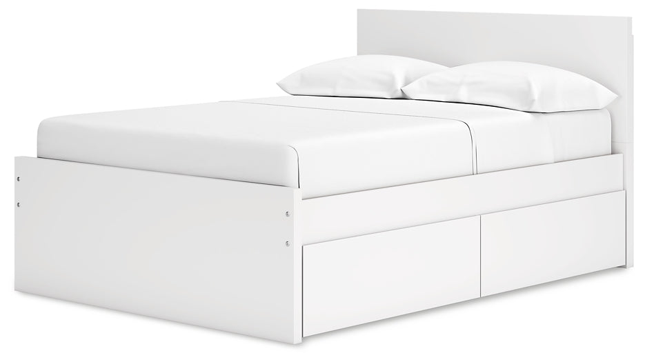 Onita Queen Panel Platform Bed with 2 Side Storage