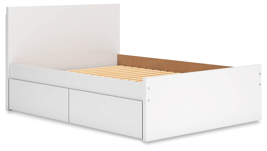 Onita Queen Panel Platform Bed with 2 Side Storage